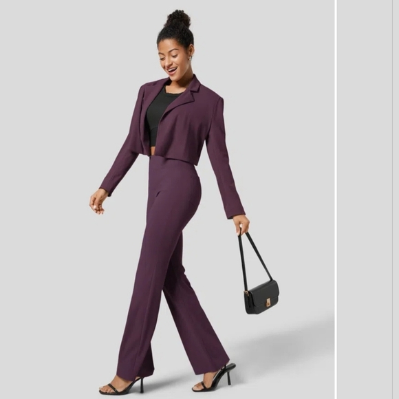 HALARA Flex Flare Pants in Night Purple- Great Fit & Look - Picture 5 of 11